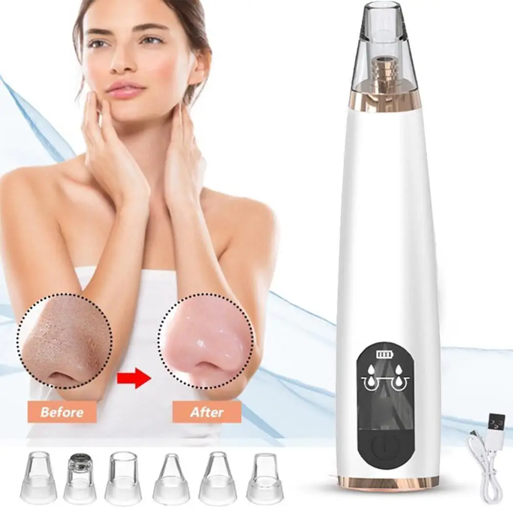 

rechargeable Cleaner Nose Blackhead Remover Deep Pore Removal Household T Vacuum Suction Tool SPA Face Acne Beauty Zone Pim L3Q3