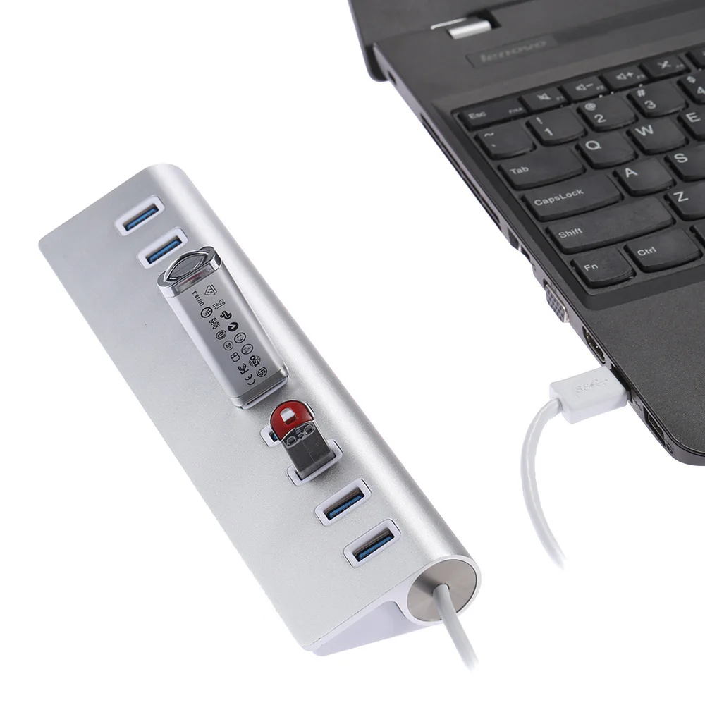 7 портовый usb 3 0 концентратор Алюминиевый сплиттер адаптер супер до 5Gbs для