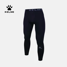 KELME мужские колготки для бега спортивные тренировочные Леггинсы Длинные компрессионные штаны 3881111