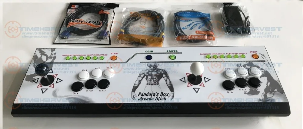 Игровая консоль Pandora Box DX 2 player игровая для дома 3000 в 1 с 8 позиционной кнопкой