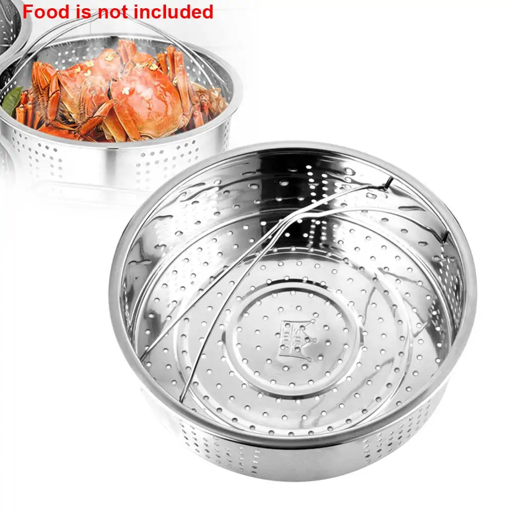 8pcs Steamer Basket Home Dining Room Pressure Cooker Clip Pot Accessories Set Durable Food Rustproof Stainless Steel Electric