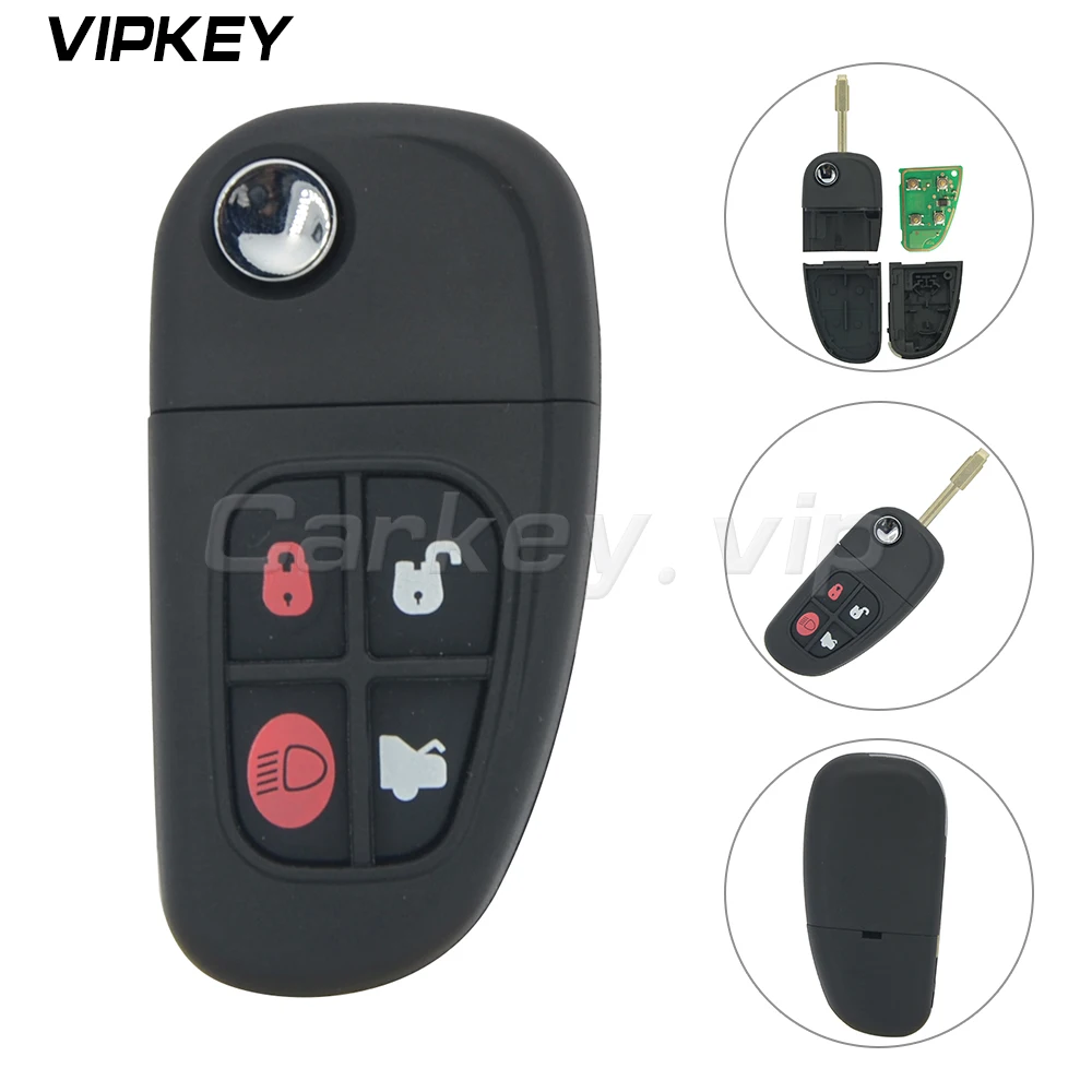 Remotekey 315mhz Complete Keyless Entry Remote Key Fob Clicker For Jaguar S-Type XJ8 X-Type NHVWB1U241