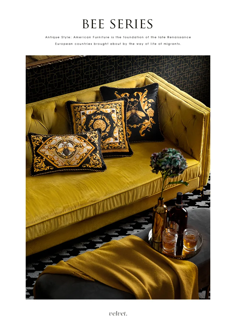 Shakespeare European American Style Pillow Retro Light Luxury Sofa Cushion  Bedside Office Cushion Pillowcase|Cushion| - AliExpress