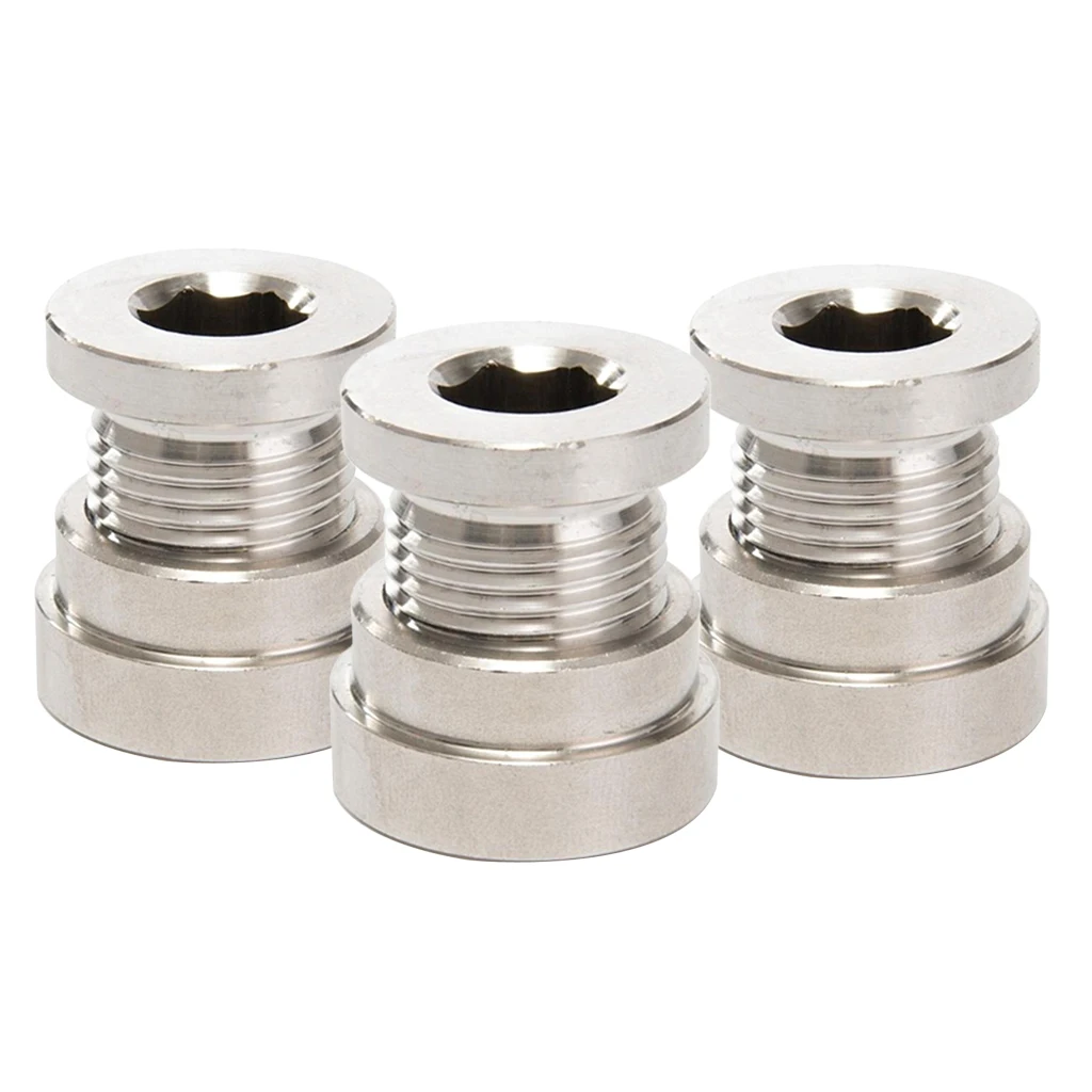 3 pcs Universal O2 Sensor Nut, for Exhaust Systems with M18 x 1.5 Sensor Holes