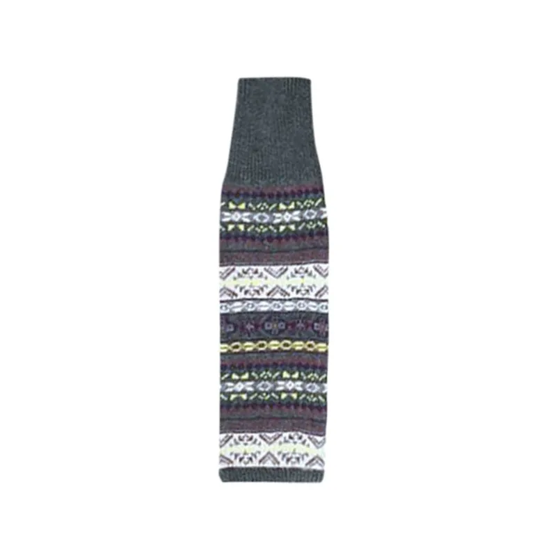 Женские Повседневные вязаные чулки Boho, гетры, свободные дышащие аксессуары для одежды 30OCT21 - Цвет: A