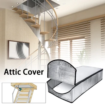 

Insulation Cover Seal Attic Stairs Thickened Universal Bubble Aluminum Foil Tent Foldable Garden Fireproof Waterproof Ladder