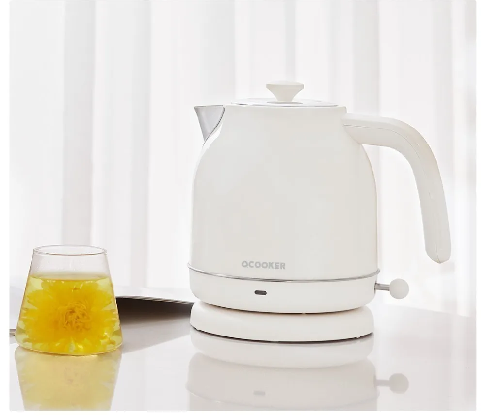 Оригинальный электрический чайник Xiaomi Youpin qcooker, контроль температуры на входе 1,7л, большой электрический чайник, часы Оригинальный электрический чайник Xiaomi Youpin qcooker, контроль температуры на входе 1,7л, большой электрический чайник, часы