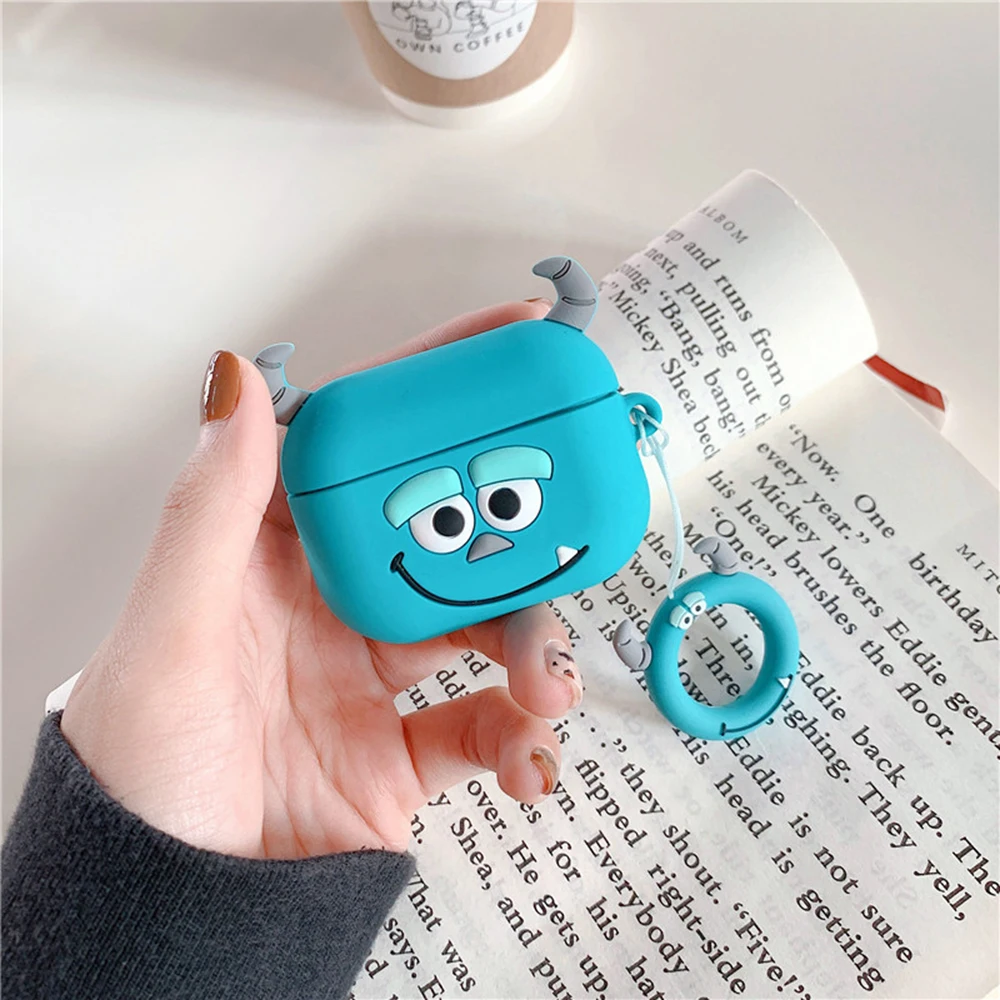 For Pods Pro GJ6021 Милый 3D мультяшный силиконовый чехол для AirPods pro, bluetooth-гарнитура, чехол для Air pods Pro, защитный чехол для зарядки Airpods 3, чехол - Цвет: For Pods Pro GJ6021