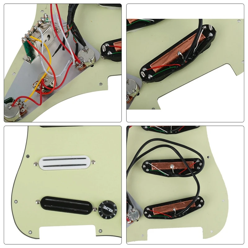 Акриловые загруженные Prewired Pickguard серфинг тройные рельсы звукосниматели электрогитары РЕМОНТ аксессуары Запчасти