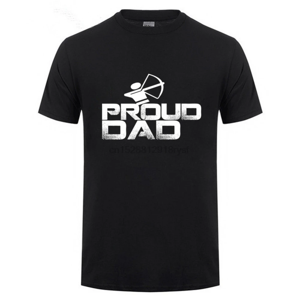 Новые летние трендовые футболки с надписью Proud dad мужские в подарок из 100% хлопка