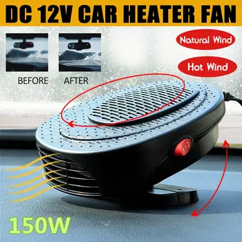 

2 in 1 Car Heater Demister Heating Cooling Fan 12V 150W Defroster Warm Air Blower Car Dryer Windshield Defroster for Truck Van
