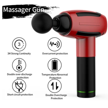 

Tissue Massage Gun Muscle Massager Muscle Pain Management Training Exercising Body Relaxation Slimming Shaping Pain Relief