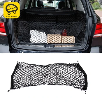

CarManGo For Mercedes Benz GLE ML GL GLS Car Trunk Rear Seat String Net Mesh Storage Bag Pocket Cage Organizer