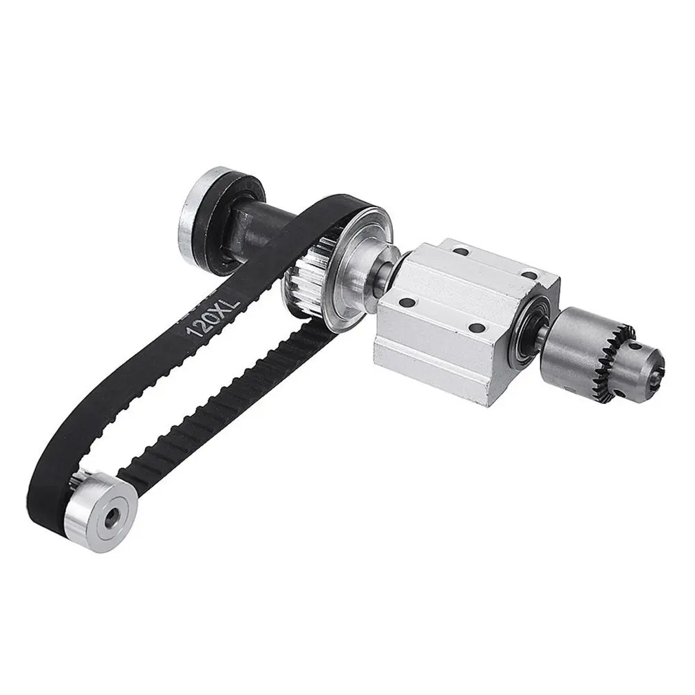 Unpowered Spindle Assembly Small Lathe Spindle Assembly Small Lathe Accessories Trimming Belt Jto/b10/b12/b16 Drill Chuck Set