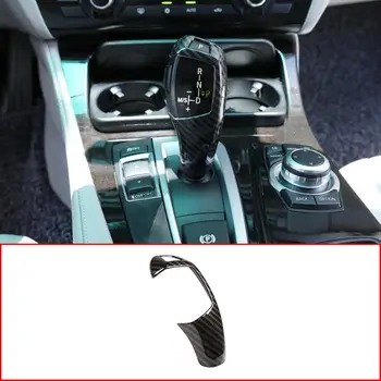 

Carbon Fiber Style For BMW F20 F30 F31 F34 X5 F15 X6 F16 X3 F25 X4 F26 F10 Car Gear Shift Panel Frame Gear Knob Cover Head Trim