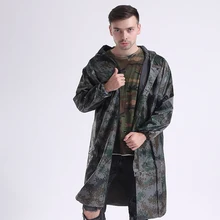 Камуфляжный рабочий защитный Тренч унисекс длинный дождевик водонепроницаемый Рабочая защитная одежда модный Worksite светоотражающий Халат