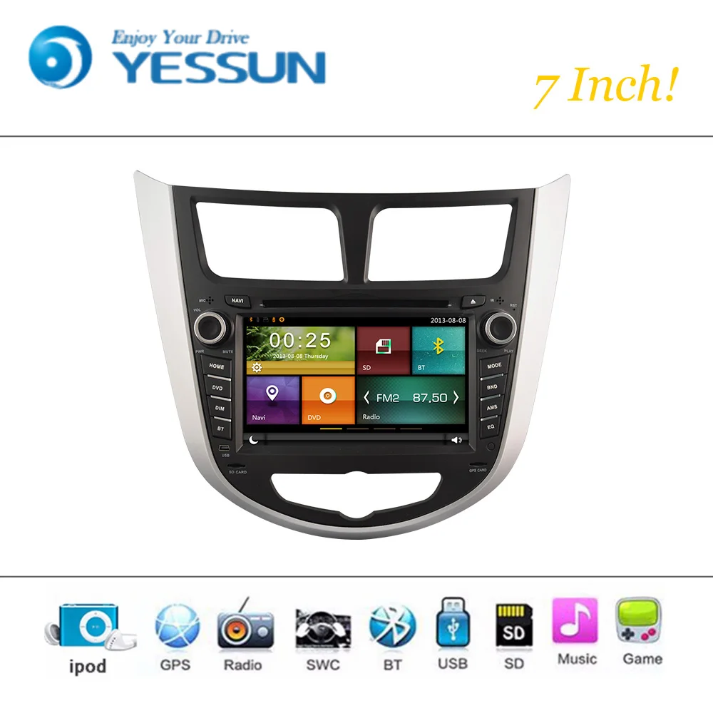 Автомобильный DVD плеер Android Wince система для Hyundai Verna Авторадио автомобильное радио