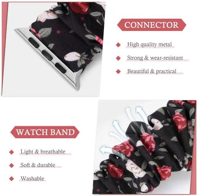 30770-9676dd.jpg bracelet Apple Watch Band Scrunchie Strap