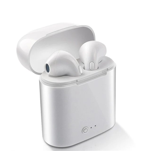 US $7.62 i7s TWS Wireless Bluetooth 5.0 Earphones Earbuds with Charging Box Sport Headsets for iPhone Xiaomi