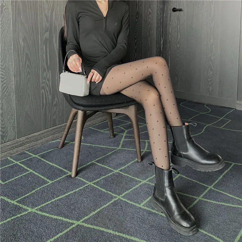 Sexy Women Pantyhose Tights Seamless Mesh Fishnet Nylon Polka Dot Print Tight Summer Stocking Female Hosiery women's Sock Pants