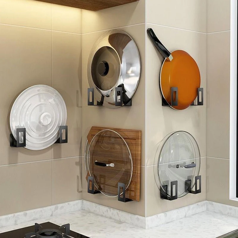 

HOOQICT Kitchen Bathroom Organizer Cookware Kitchenware Storage Shelf Towel Holder Hooks Dish Drying Rack For Sink Wall Hanger