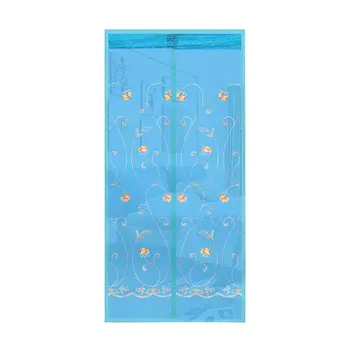 

Magnetic Soft Yarn Door Embroidery Magic Sticker Summer Anti-mosquito Curtain Screen Door Soft Encryption Screen Yard