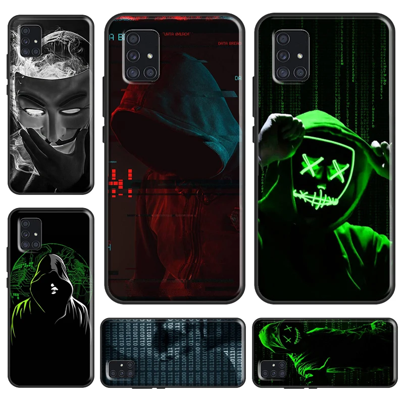 Чехол для телефона Matrix Hacker Samsung A72 A52 A42 A32 A12 A50 A70 A71 A51 A40 A30S A20 A10 A31 A20e A21S | Мобильные
