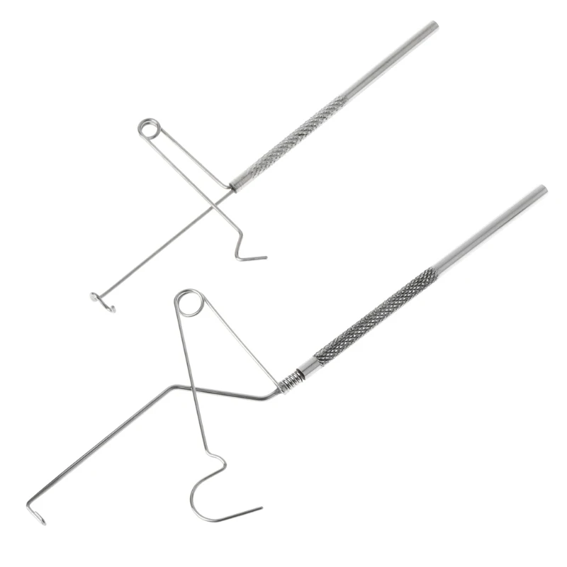 Летающий рыболовный инструмент связывания узлов Tyer крючок линия узорная галстук гвоздь иголки из нержавеющей стали рыболовные аксессуары