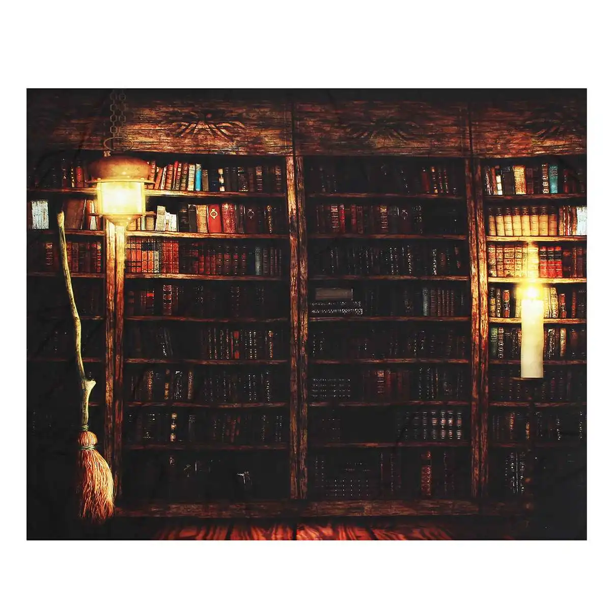 Ретро книжная полка печать гобелен полный книг настенный гобелен художественное Настенное подвесное одеяло таинственная библиотека пляжный коврик для йоги Декор