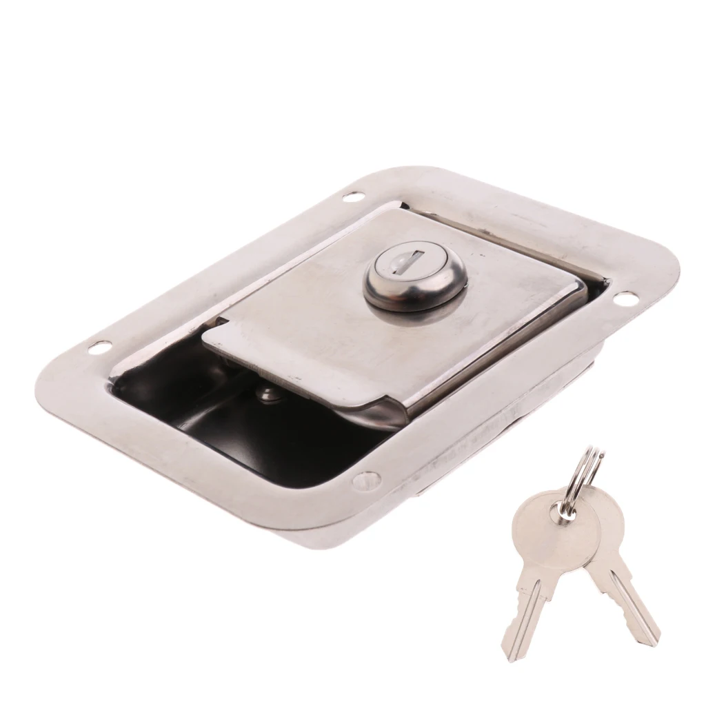 Easy Install Safety Car Stainless Steel Folding Toolbox Lock Truck