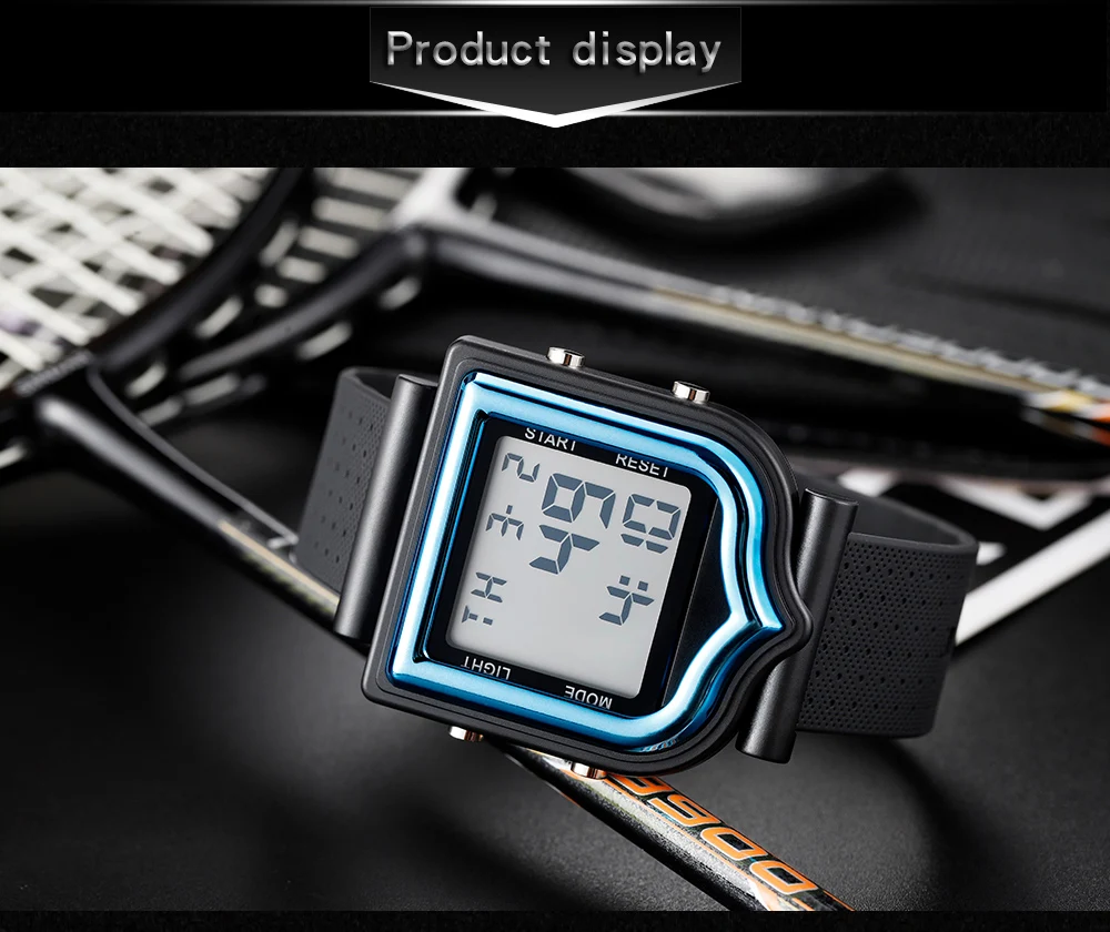 SANDA новые модные цифровые электронные мужские часы с двойным дисплеем, цифровые высококлассные электронные часы для бега, relogio, подарочная коробка