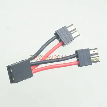 

1X Traxxas parallel connector adapter Double Capacity for E Revo Lipo battery