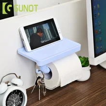 GUNOT портативный держатель туалетной бумаги для хранения ванной комнаты настенный держатель для туалетной бумаги держатель рулона аксессуары для ванной комнаты