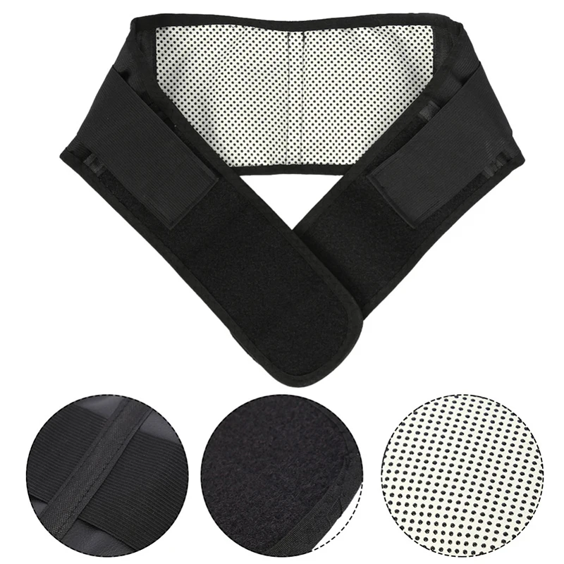 Tourmaline Waist Brace Support Belt Band Self Heating Lower Back Supports Magnetic Therapy Lumbar Waist Bandage 3