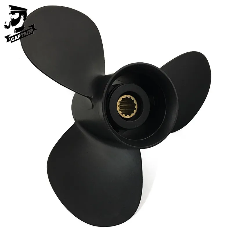 Captain Propeller 11.1x14 3T5B64529-1 Fit Tohatsu Outboard EnginesMD40B2 MD50B2 MFS40A Aluminum 13 Tooth Spline RH