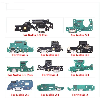 

Charging Flex Cable With Microphone For Nokia 3.1 5.1 Plus 2.1 2 2.2 3 3.2 4.2 5 Mic Charger Port Dock Connector Board