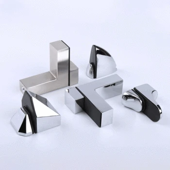 

F-Shaped Duck Beak Fish Mouth Splint Holding Bathroom Kitchen Glass Bracket Fixed Glass Hardware