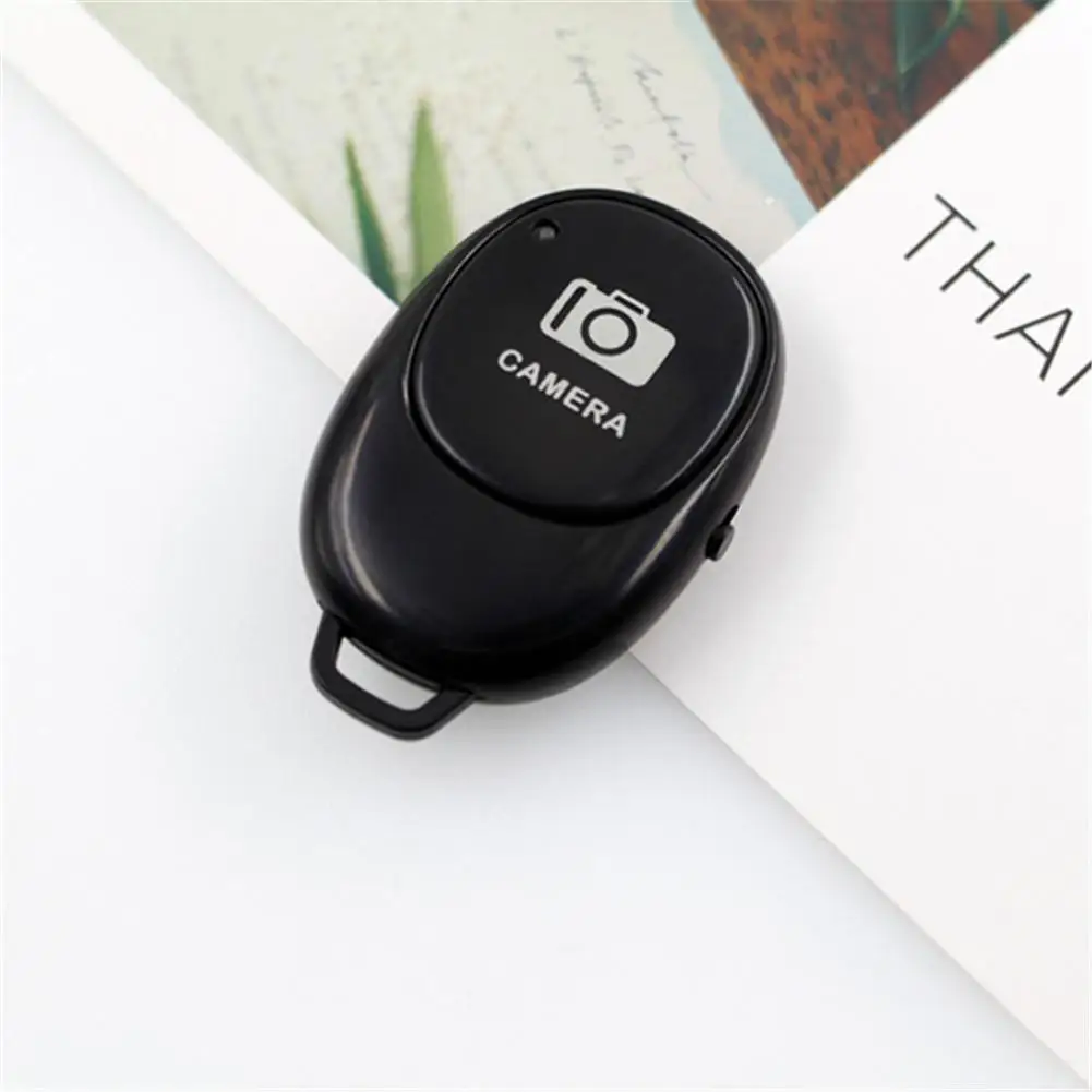 1 шт. Bluetooth пульт дистанционного управления Кнопка беспроводного управления Лер Автоспуск камера палка спуска затвора телефон монопод Селфи