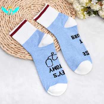 

New Fashion Cotton Socks Creative Unisex Women Men Casual Soft Socks TOA