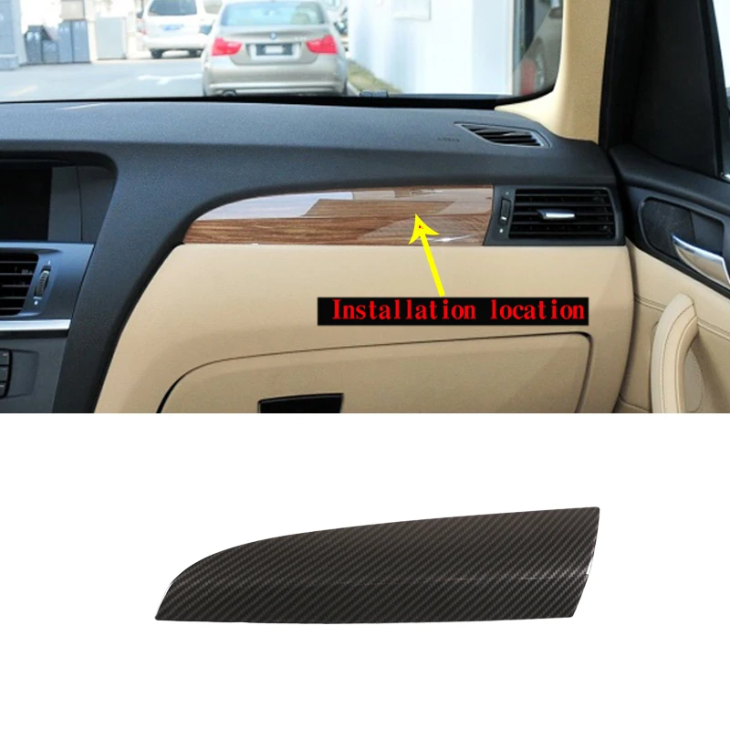 For Bmw X3 X4 F25 F26 Car Center Console Decoration Panel Abs Carbon