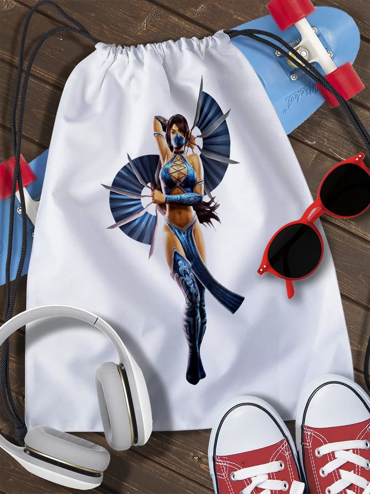Pouch bag for shoes Mortal Kombat (Mortal game fighting sub-зиро scorpion китана Sonia blade fatality sub-Zero)-6 | Багаж и
