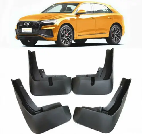 

4pcs/set Exterior Tyre Mudflaps For Audi Q8 SUV 2019 2020 Splash Guards Mud Flaps Mudguards Car Fender Mud Guards Accessories