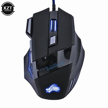 

5500DPI Gaming Mouse LED Optical USB Wired Gamer Mouse 7 Buttons Gamer Computer Mice For Laptop Mice PC