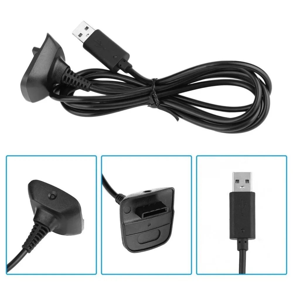 Onleny 1,5 м usb кабель для зарядки шнур питания линия для Xbox 360 беспроводной контроллер геймпад аккумуляторная батарея