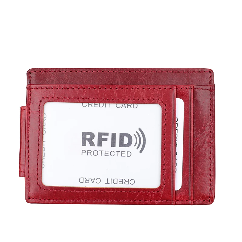 TRASSORY rfid блокирующий мужской мини магнитный зажим для денег из натуральной кожи