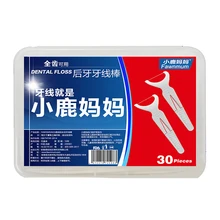 30 Pcs/Boxes Flat Dental Floss Toothpick Teeth Cleaning Interdental Brush Dental Floss Teeth Stick Tooth Picks High Quality