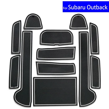 

Car Door Gate Slot Mats Carpets Position Cup Holder Pads For Subaru Outback 2010 2011 2013 2014 Door Groove Mat
