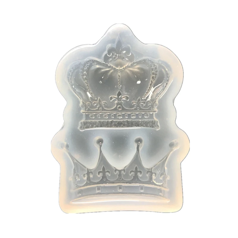 

Cake Fondant Molds for Plaster Mirror Epoxy Glue Crystal Jewelry DIY Crown Fondant Accessories Mold