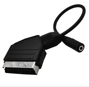 

Audio and video cable broom head SCART public 3.5mm Bus Adapter SCART / 3.5mm DC 0.3m cable