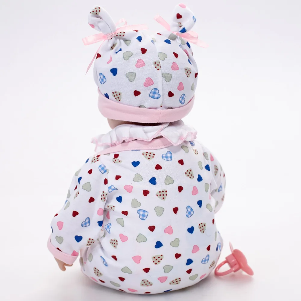 17 дюймов 42 см Reborn Baby Dolls Bebes Реалистичная девочка реборн Младенцы силиконовые куклы игрушки для детей Рождественский подарок с молочной бутылкой